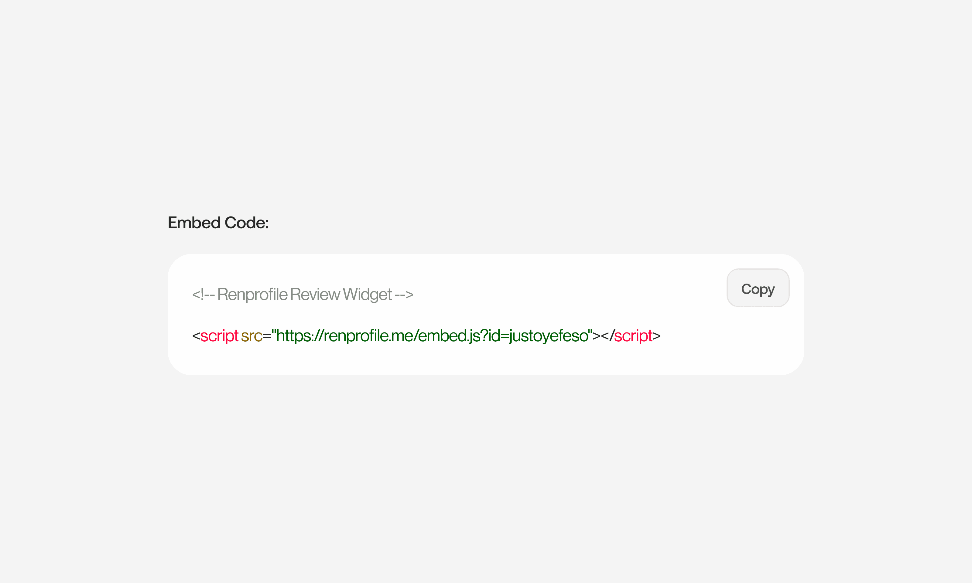 Copy Embed Code